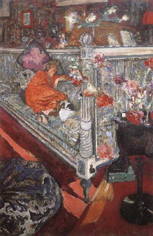 Edouard Vuillard Watts, in her sofa China oil painting art